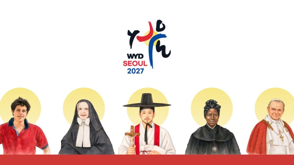 The official Saints of WYD Seoul 2027. Credit: WYD Seoul
