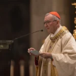 Cardinal Pietro Parolin celebrates a Mass for peace in Ukraine on Nov. 17, 2022, in the Basilica of St. Mary Major in Rome. | Credit: Daniel Ibáñez/EWTN