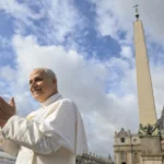 Pope Leo XIV claps with pilgrims during an audience for the Jubilee of Hope in St. Peter's Square on Oct. 25, 2025. | Credit: Vatican Media.