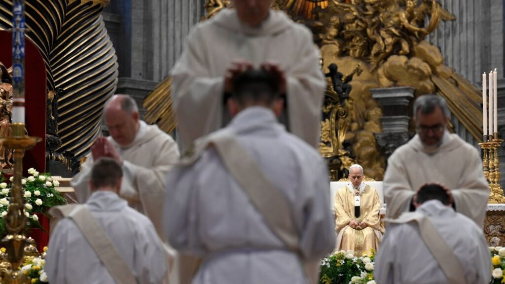 First Priestly Ordinations by Pope Leo XIV. Credit: Vatican Media