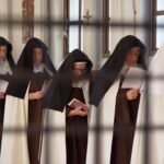 Praying the Divine Office inside their Carmelite Monastery in Iceland. Credit: EWTN Vatican