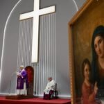 Pope Leo XIV celebrates Mass at the Volkswagen Arena in Istanbul, Turkey, on November 29, 2025. | Credit: Vatican Media