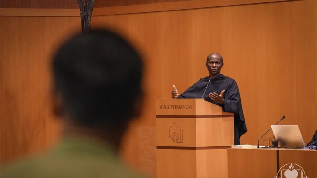 Photo of Fr Edward Daniang Daleng, O.S.A. Credit: Vatican Media