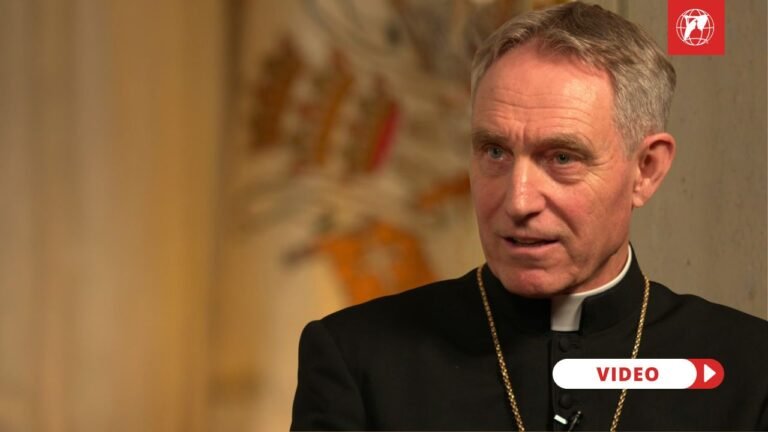 Archbishop Georg Gänswein in the Nunciature in Vilnius. Credit: EWTN Vatican