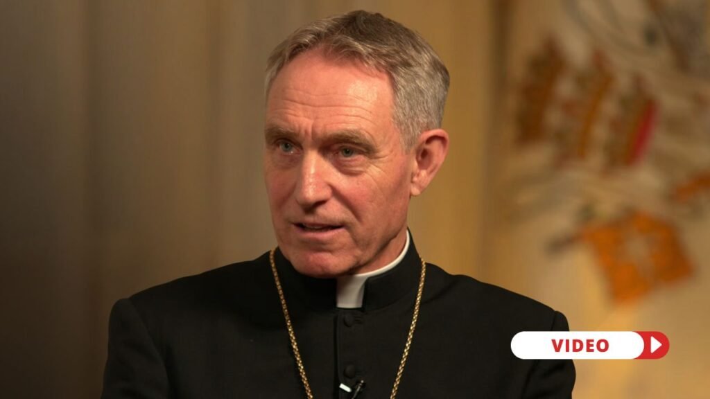 Archbishop Georg Gänswein in an exclusive interview with EWTN News correspondent Rudolf Gehrig. Credit: EWTN Vatican