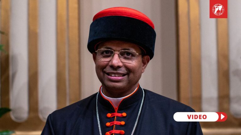 Portrait of Cardinal Koovakad after being created a Cardinal. Credit: Daniel Ibanez | EWTN Vatican