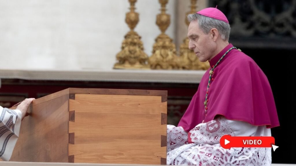 Archbishop Georg Gänswein at Pope Benedict's funeral. Credit: Vatican Media