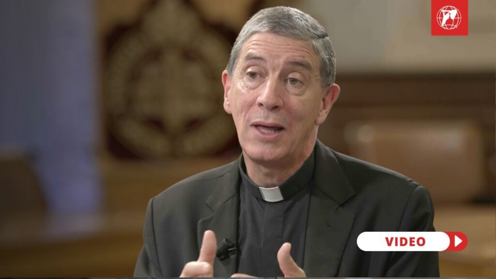 Fr. Wenceslao Vial in an interview with EWTN Vatican. Credit: EWTN Vaticano screenshot.
