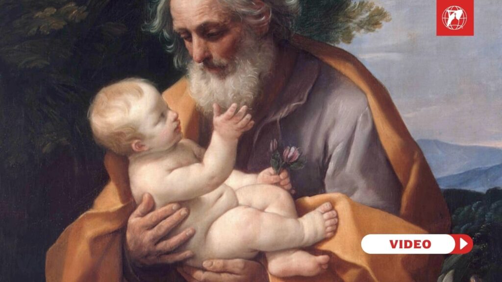 St. Joseph and the Child Jesus. Credit: Screenshot EWTN Vatican