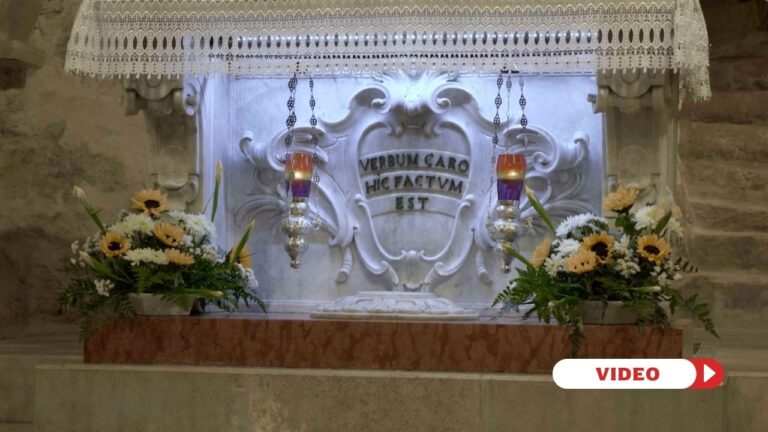 The place of the Incarnation. Credit: EWTN Vatican