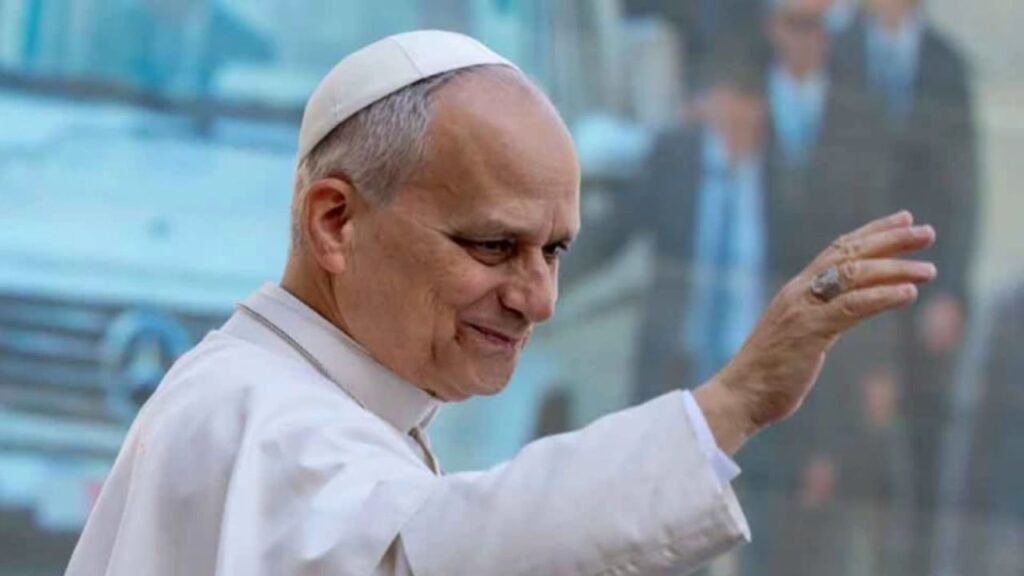 Pope Leo XIV in St. Peter’s Square at the Vatican, at the general audience on March 25, 2026. | Credit: Daniel Ibáñez/EWTN News