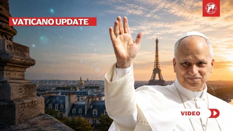 Image of Pope Leo. Credit: Daniel Ibanez, EWTN News