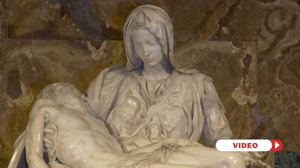Michelangelo's Pieta. Credit: EWTN Vatican