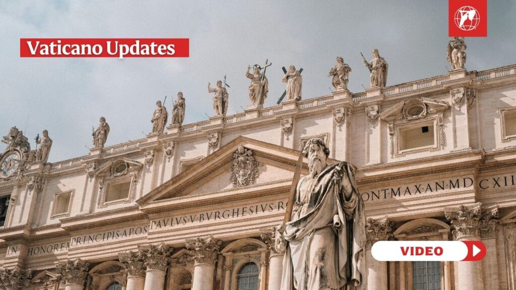 Facade of St. Peter's Basilica. Designed by Jacob Stein in Canva.