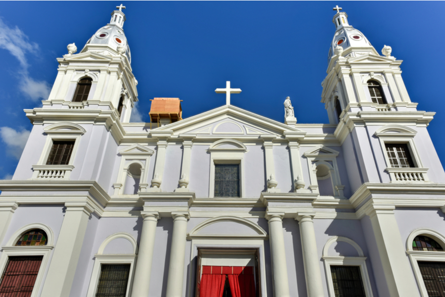 Our Lady of Guadalupe Cathedral in Ponce, Puerto Rico. | Credit: Alex Lipov via Shutterstock