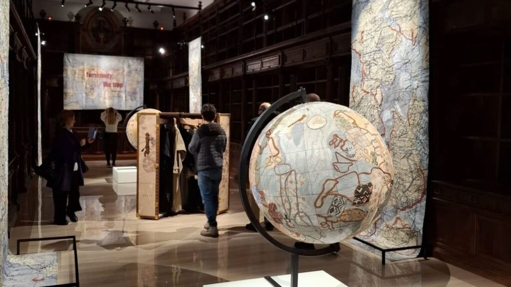The exhibition “En Route” at the Vatican Apostolic Library features historical artifacts and contemporary artistic interpretations. | Credit: Iacopo Scaramuzzi