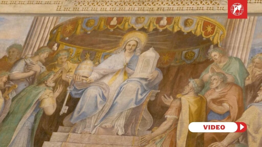 Inside the Lateran Palace. Credit: EWTN Vatican
