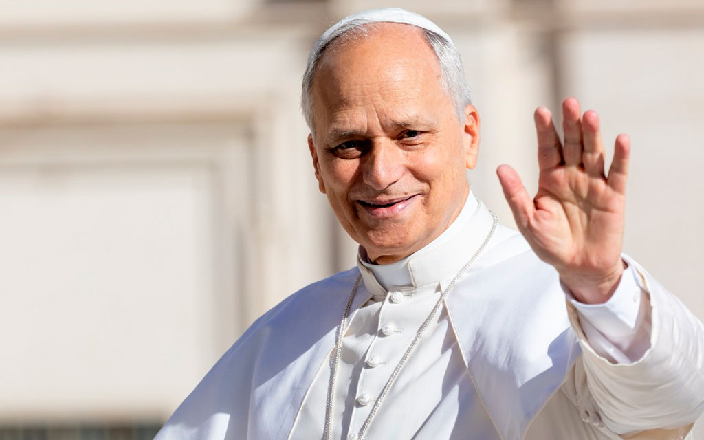 Pope Leo XIV at the Vatican. | Credit: Daniel Ibáñez/EWTN News
