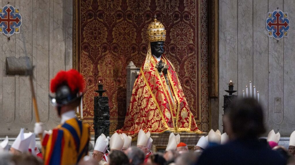 Solemnity of Saints Peter and Paul in St. Peter's Basilica with Pope Leo on June 29, 2026. Credit: Daniel Ibanez | EWTN News