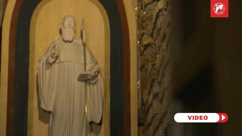 St. Benedict's cell in Trastevere. Credit: EWTN Vatican