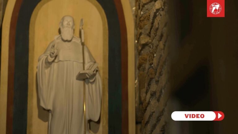 St. Benedict's cell in Trastevere. Credit: EWTN Vatican