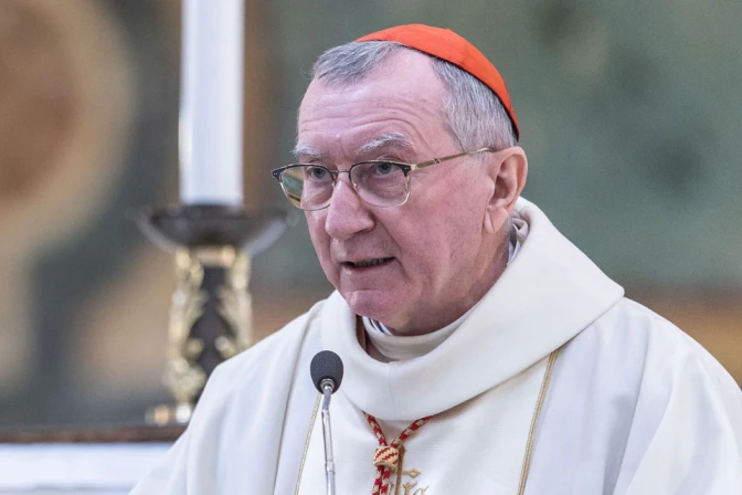 Cardinal Pietro Parolin, Vatican secretary of state. | Credit: Daniel Ibáñez/EWTN News