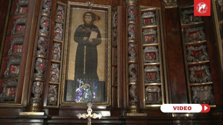 Chapel of St. Francis' cell in San Francesco a Ripa. Credit: EWTN Vatican.