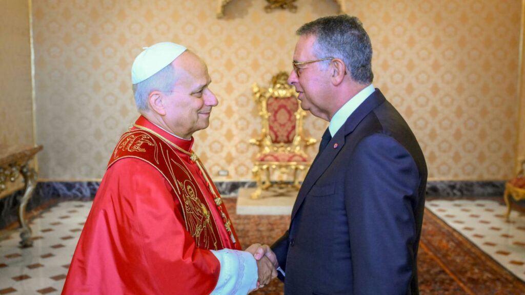 Pope Leo XIV with Portuguese President António José Seguro at the Vatican on Sept. 24, 2026. | Credit: Vatican Media
