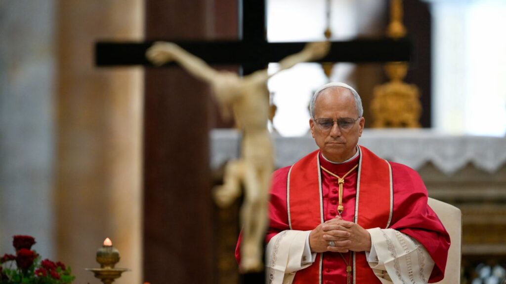 Pope Leo XIV celebrate Mass for the commemoration of the martyrs and witnesses of the faith of the 21st century on Sept. 14, 2025, at the Basilica of St. Paul Outside the Walls in Rome. The commemoration was an ecumenical event that also brought together representatives from Eastern Orthodox churches, Oriental Orthodox churches, various Christian communities as well as ecumenical institutions and officials from Vatican dicasteries. | Credit: Vatican Media