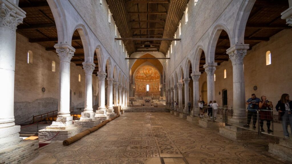 The Basilica of Aquileia, home to the largest and best preserved early Christian mosaic in the Western world. | Credit: Photo courtesy of Tseng Kuang Yi