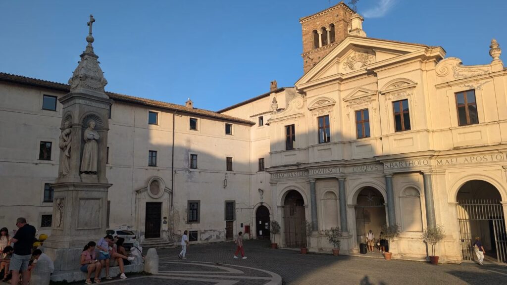 The Basilica of St. Bartholomew on Tiberina Island contains a permanent memorial honoring various 21st-century Christian martyrs, including Sister Dorothy Stang. | Credit: Ishmael Adibuah/EWTN News
