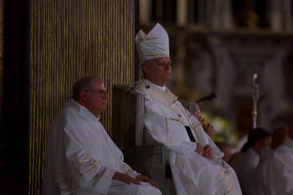 Pope Leo XIV celebrates Mass at the Cathedral of St. Stephen in Metz, France, on Sept. 28, 2026. | Credit: Daniel Ibáñez/EWTN News