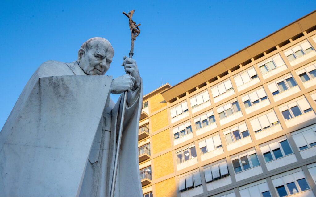 Gemelli Hospital in Rome, also known as the “hospital of the popes,” has hosted popes from St. John Paul II to Pope Leo XIV on its 10th floor during periods of hospitalization. | Credit: Daniel Ibanez/EWTN News