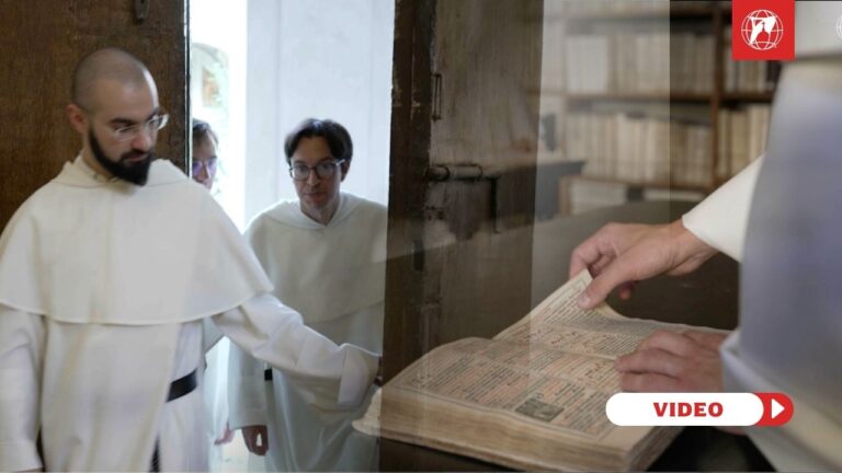 Dominican Friars at the Roman Church of Santa Maria Sopra Minerva. Credit: EWTN Vatican.