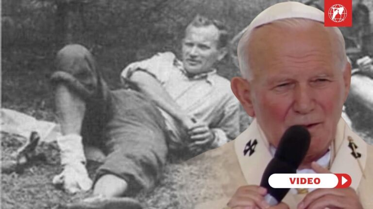 Pope St. John Paul II and the Young Generations. Credit: EWTN Vatican.