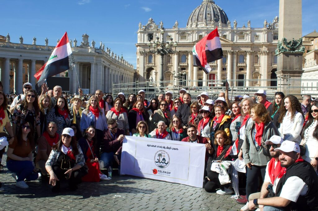 Hundreds of Chaldean Catholics from Iraq and diaspora communities around the world gather at the Vatican, joining Patriarch Paul III Nona for Mass in St. Peter’s Basilica on Oct. 15, 2026. | Credit: Romy Haber